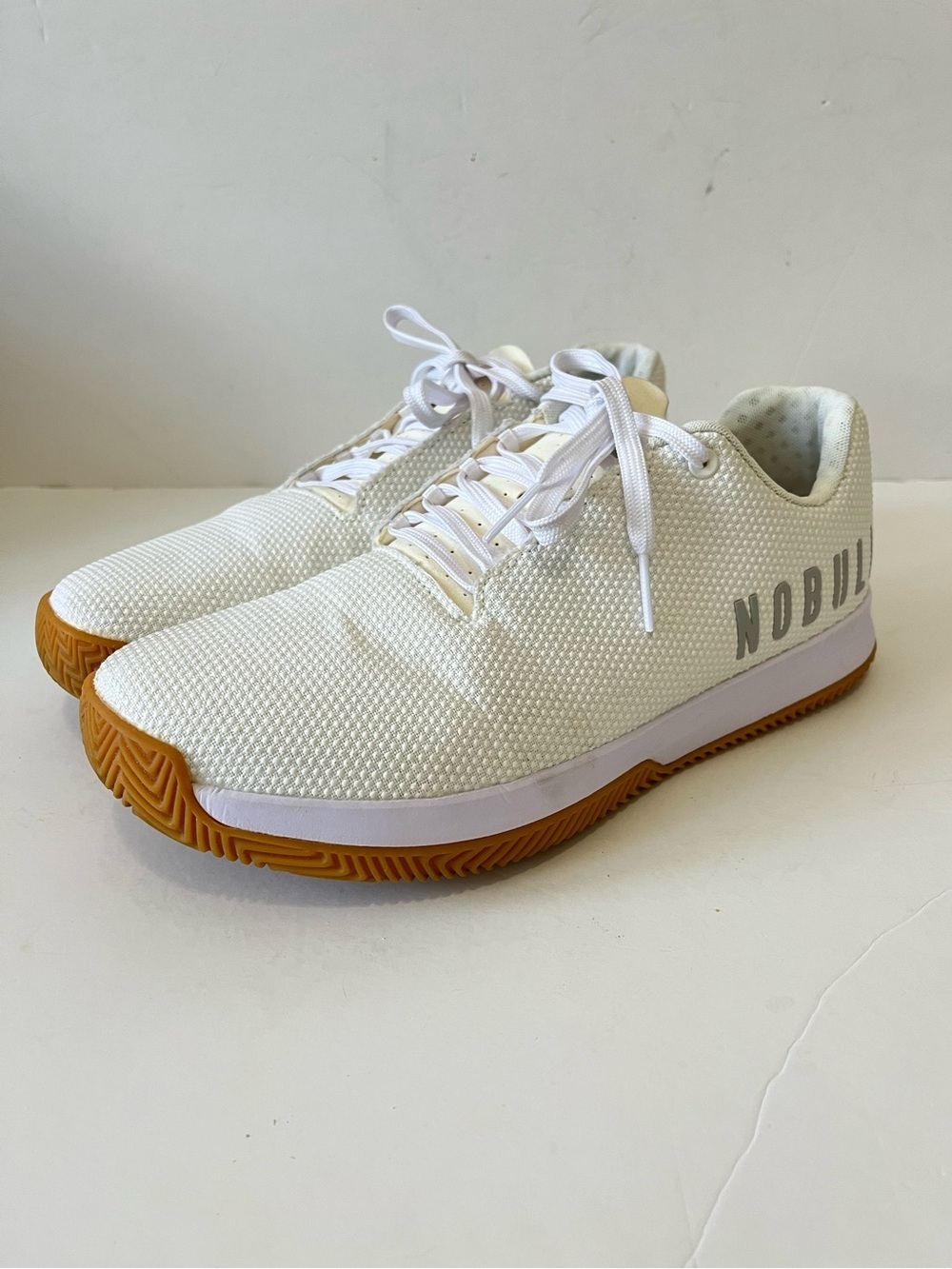 NOBULL White Outwork Edge Max Support Strength Training Sneakers M11 W12.5